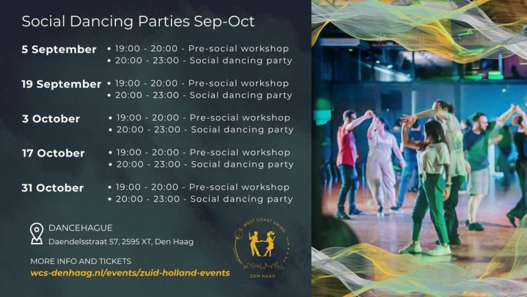 West Coast Swing Den Haag – Social Dancing Party (Halloween Edition) — uitgaan in Leidschendam-Voorburg