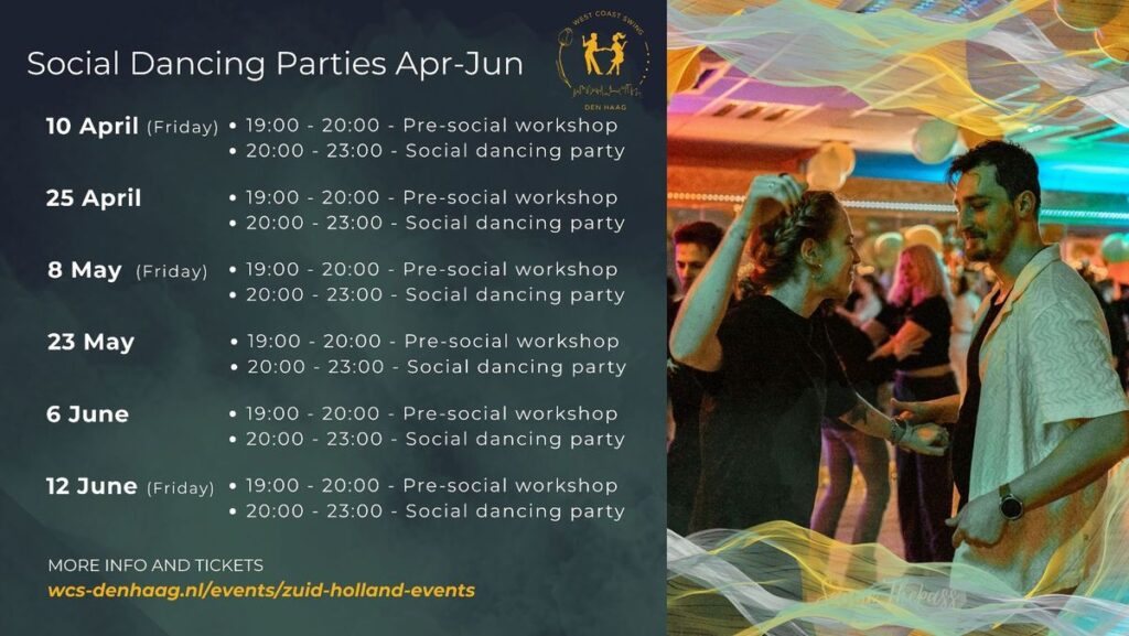 West Coast Swing Den Haag – Social Dancing Party in Leidschendam-Voorburg
