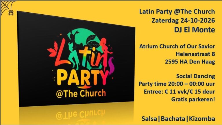 Latin Party The Church – Halloween Edition — uitgaan in Leidschendam-Voorburg